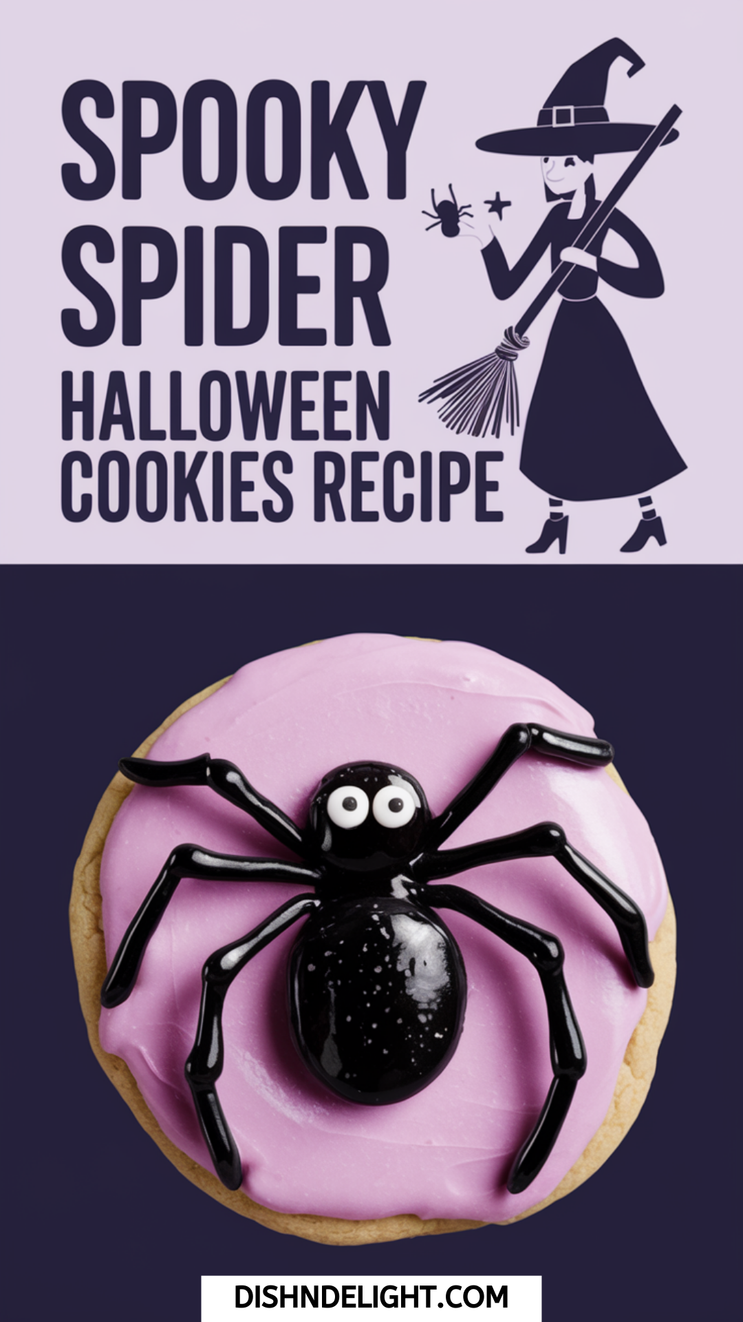 Spooky Spider Halloween Cookies Recipe