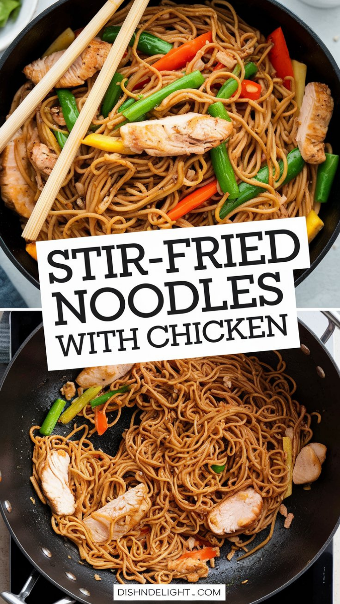 Stir-Fried Noodles with Chicken Recipe