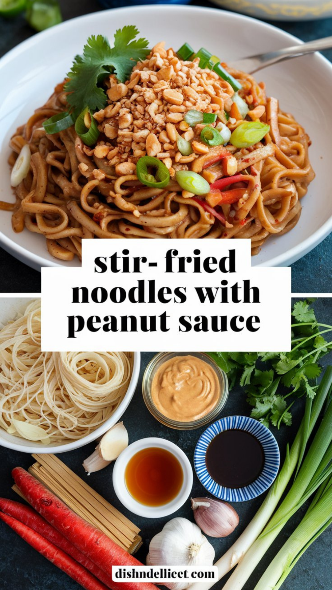 Stir-Fried Noodles with Peanut Sauce Recipe Stir-Fried Noodles with Peanut Sauce Recipe