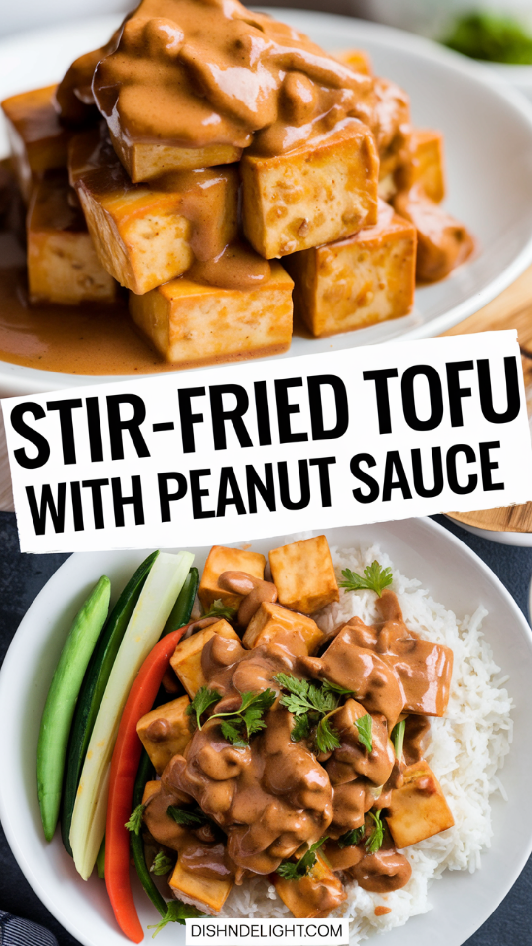 Stir-Fried Tofu with Peanut Sauce Stir-Fried Tofu with Peanut Sauce