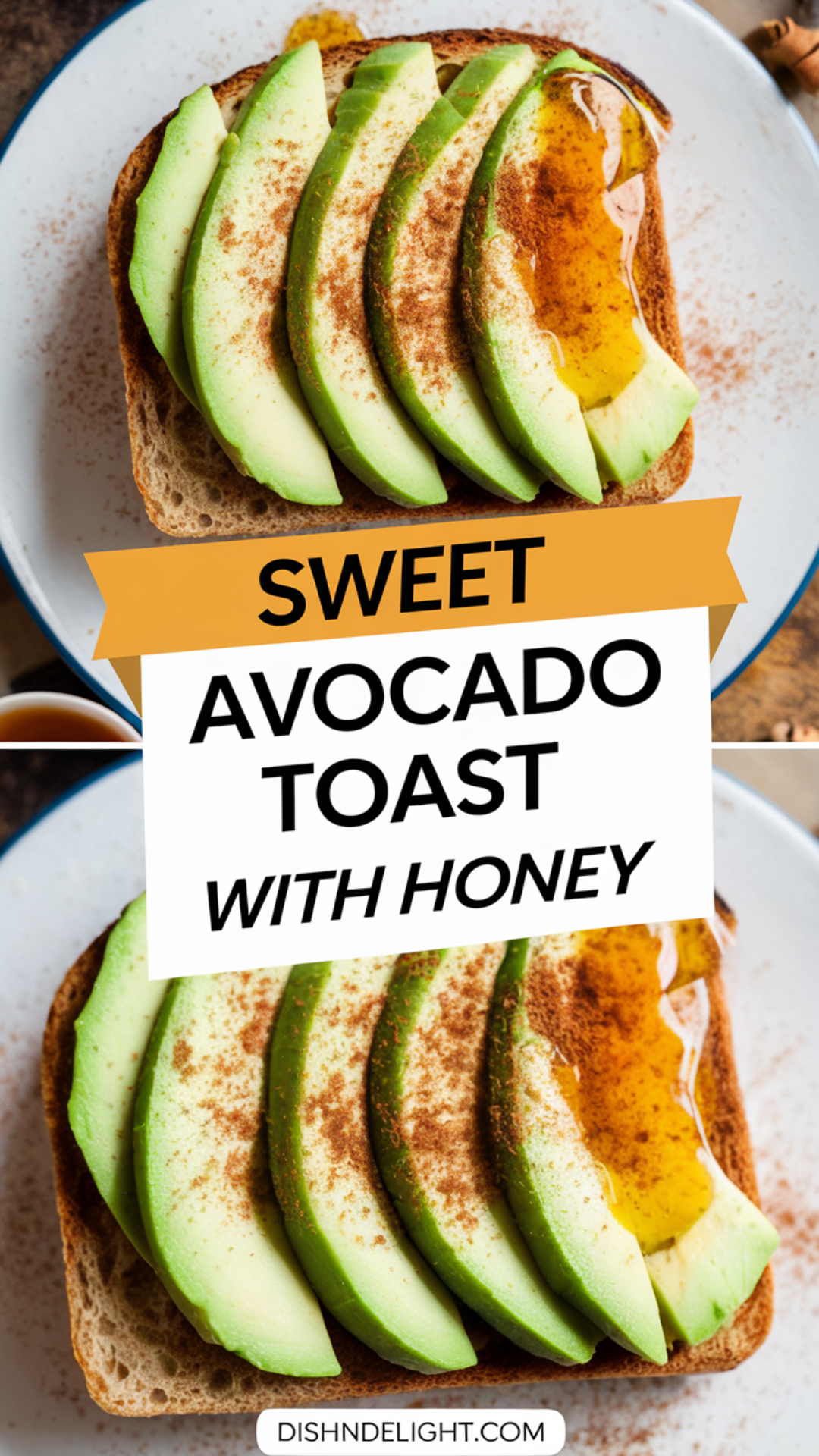 Sweet Avocado Toast with Honey Recipe Sweet Avocado Toast with Honey Recipe