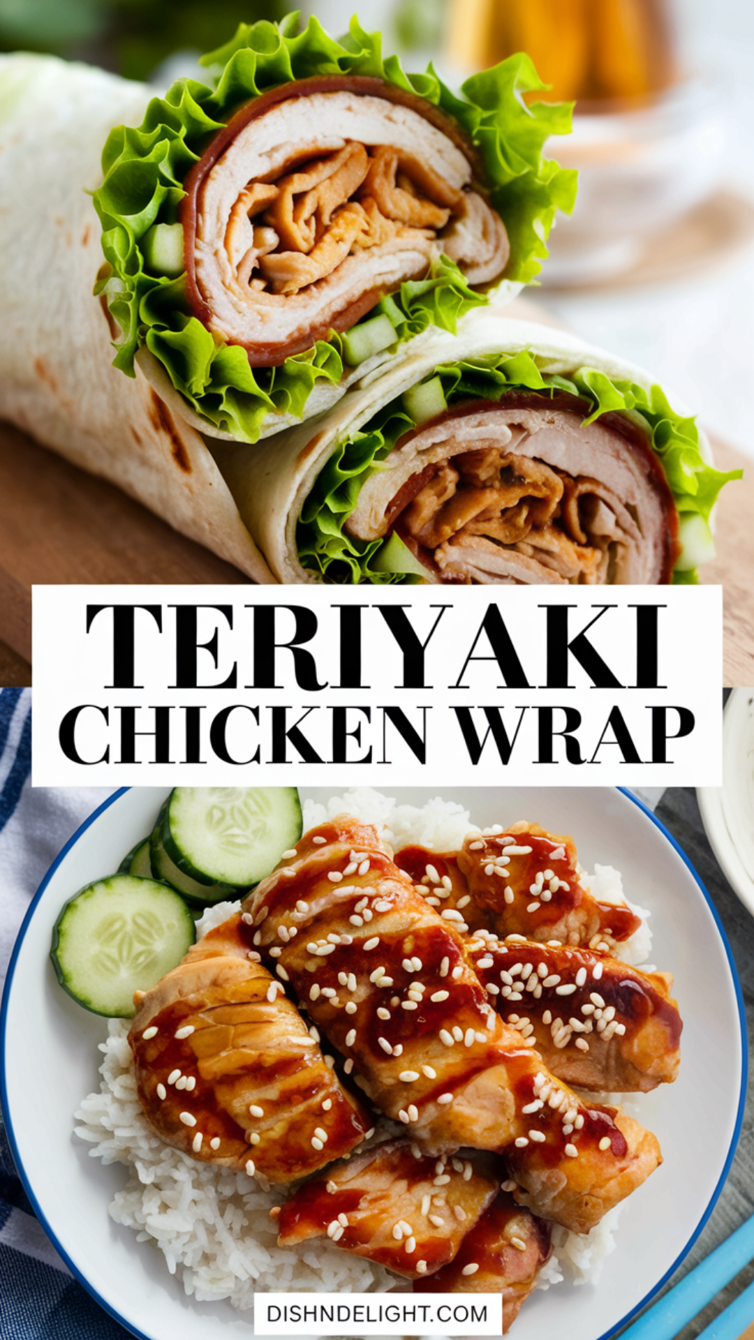 Teriyaki Chicken Wrap Recipe
