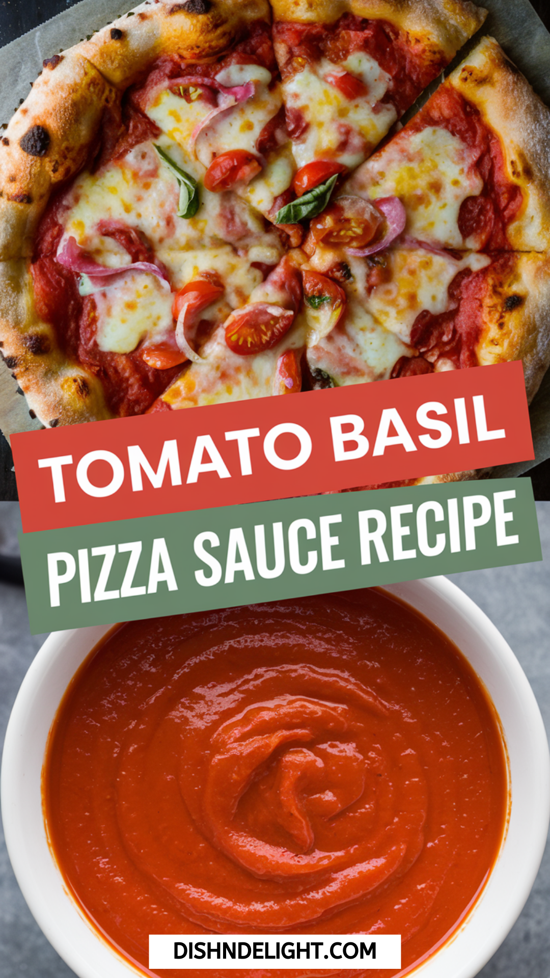 Tomato Basil Pizza Sauce Recipe