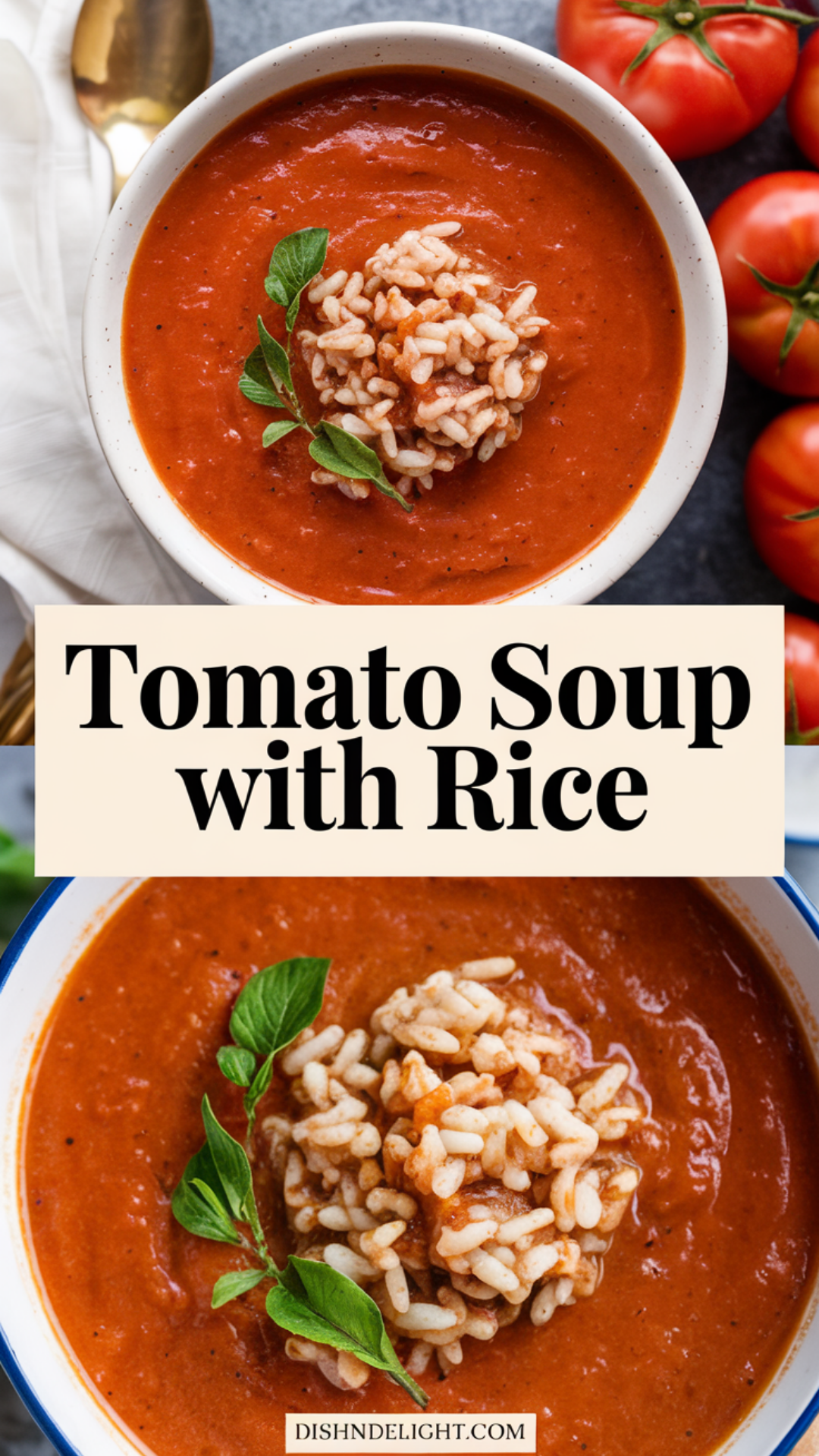 Tomato Soup with Rice Tomato Soup with Rice