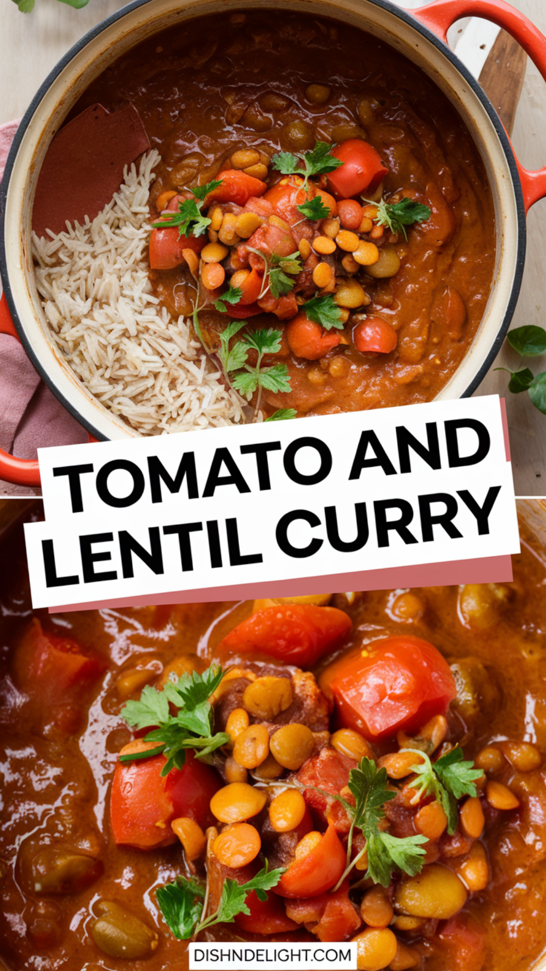 Tomato and Lentil Curry Recipe