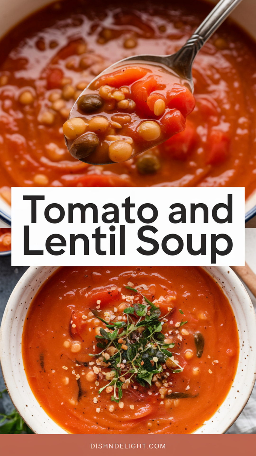 Tomato and Lentil Soup Tomato and Lentil Soup
