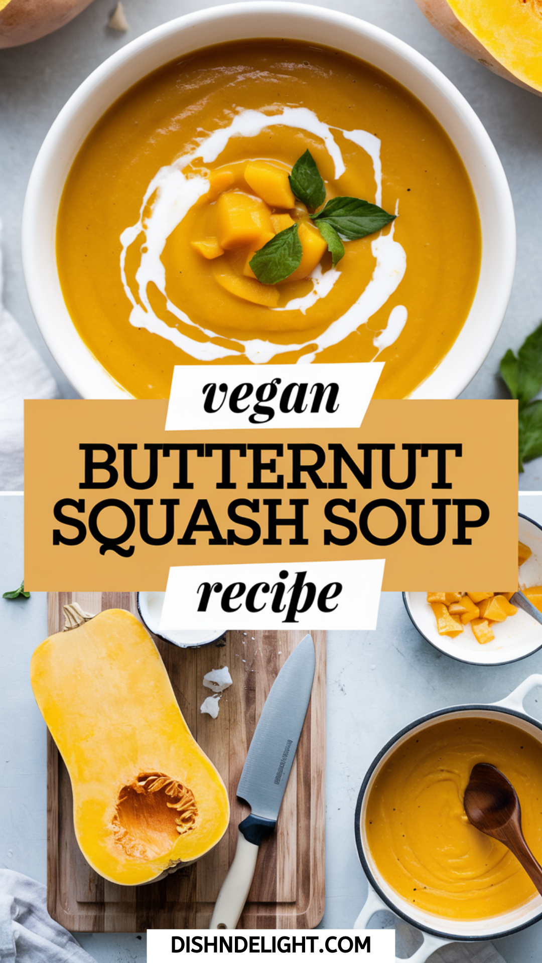 Vegan Butternut Squash Soup Recipe