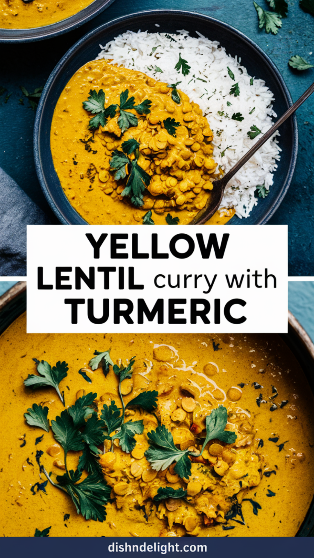 Yellow Lentil Curry with Turmeric Recipe